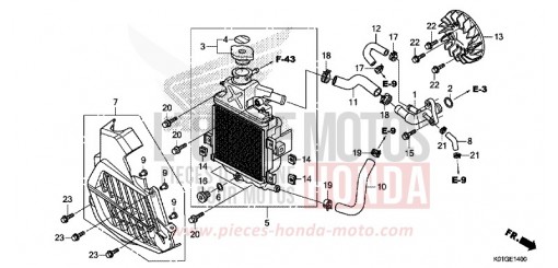RADIATEUR SH125ADG de 2016